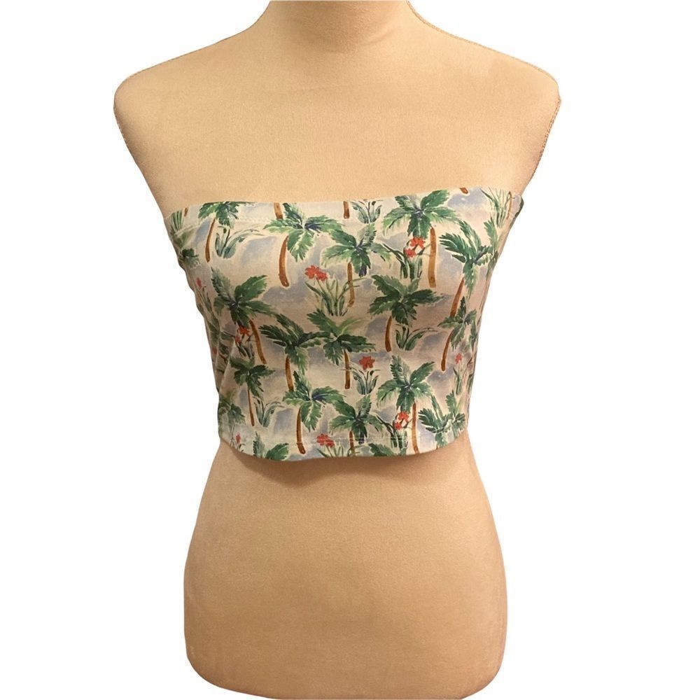 Forever 21 tropical tube top, size med, NWT‎